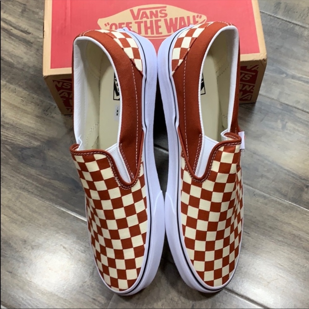 ••VANS CLASSIC SLIP-ON Checkerboard PicntTrWhite WMN - Picture 12 of 16